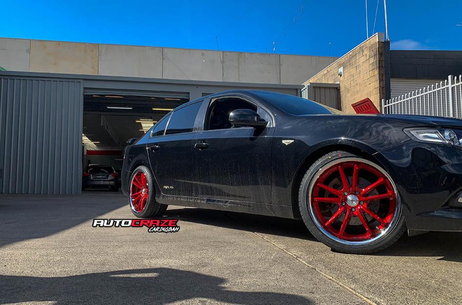 FORD FALCON ABL23 CANDY RED CHROME LIP